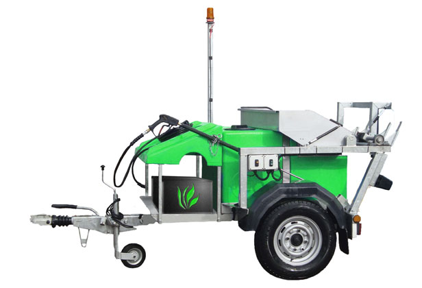 battery powered wheelie bin washer