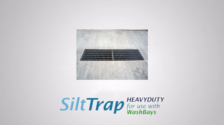 Heavyduty silt traps for wash bays
