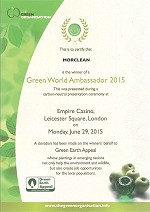 Morclean Awards Green World Ambassador Winners 2015