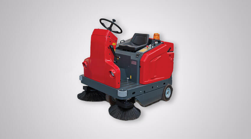 heavy duty ride on floor sweeper