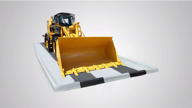 Semi-permanent vehicle wash pad