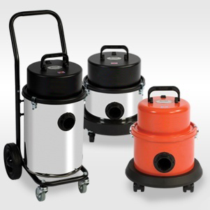 Small dry industrial vacuum cleaners