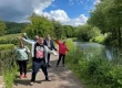 Kids of Fairplay, enjoying a stroll along a local canal.