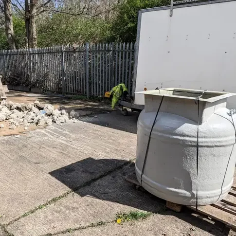 Packaged Pump Station ready to be installed