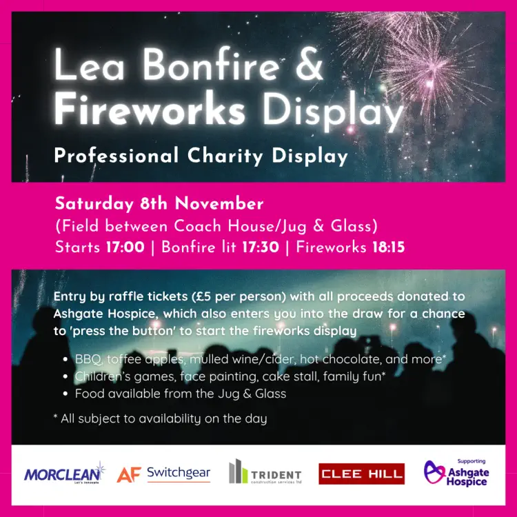Bonfire Party in aid of Ashgate Hospice