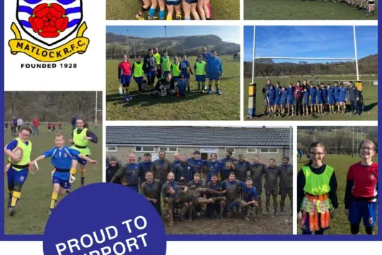 Morclean supports Matlock Rugby Club